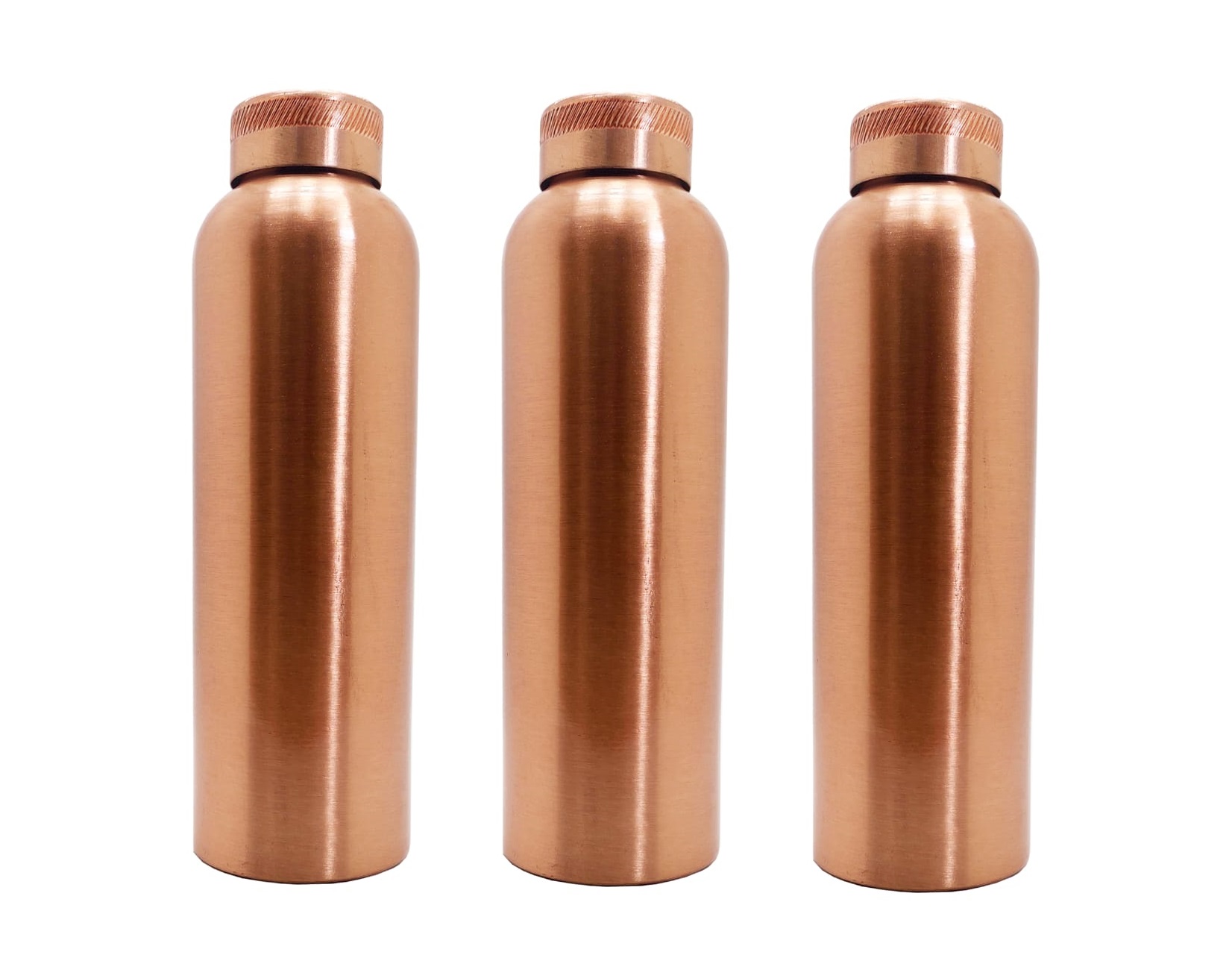 PURE COPPER WATER BOTTLE CAPACITY-1000ML X 3